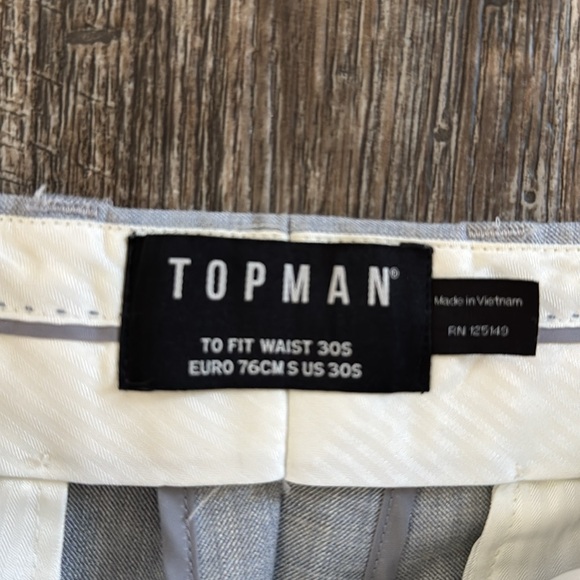 TOPMAN DRESS PANTS FIT WAIT 30s - Picture 7 of 13
